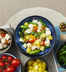 Cuori di merluzzo con patate e fagiolini