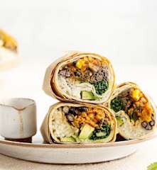 Burritos veganos