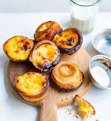 Pastéis de nata à la cannelle