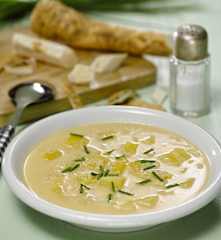 Křenová polévka s bramborami