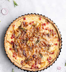 Tarta integral de cebollas