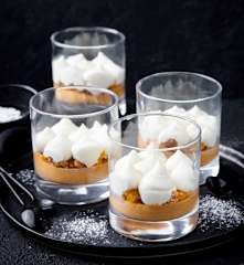 Panettone-crémeux met Mandarijn, Passievrucht en Kokosmousse