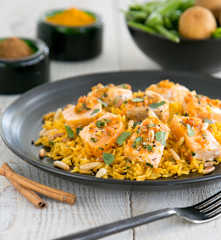 Salmon kabsa