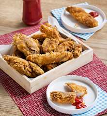 Solomillos de pollo al estilo Kentucky