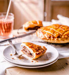 Galette des rois noix de pécan et sirop d'érable
