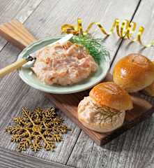 Crema spalmabile al salmone