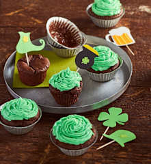 Cupcakes de la Saint-Patrick
