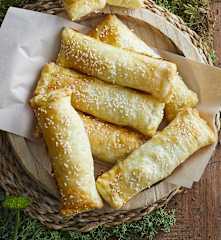 Fagottini sfogliati alle melanzane