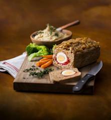 Meatloaf with onion gravy