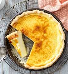 Tarte sucrée au fromage frais