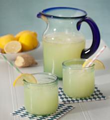 Limonada de jengibre y menta