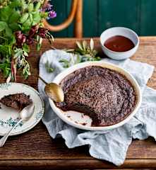 Bolo de chocolate de colher