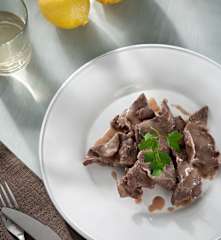 Escalopines al limón y vino blanco