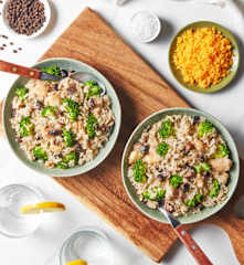 Chicken, Broccoli, and Cheddar Rice