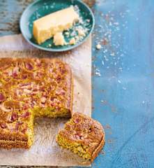 Bola rápida de milho e bacon