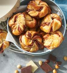 Caracolas de hojaldre