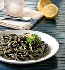 Linguine al nero di seppia
