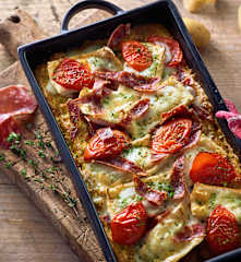 Badischer Kartoffelauflauf mit Ziegenkäse