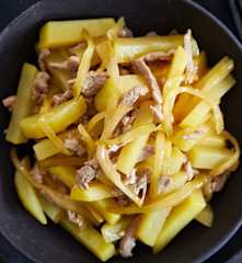 土豆榨菜肉丝