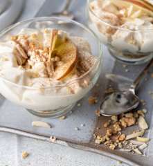 Apfel mit Vanille-Espuma