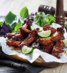 Honey Garlic BBQ Pork Ribs