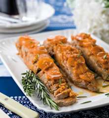 Pork tenderloin parcels