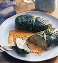 Vegetarische Mangoldrouladen