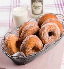 Argolas de limão e canela