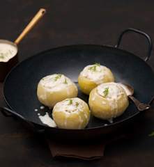 Kalarepy faszerowane mięsem z indyka