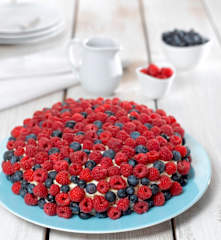 Piškotový dort s krémem mascarpone