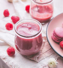 Curd à la framboise