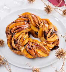 Caramel Peach Kringle