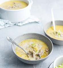 Sopa de carne danesa