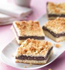 Mohnkuchen mit Streuseln