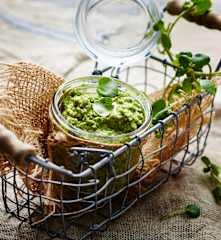 Pesto de cresson, noix et comté
