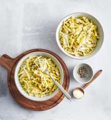 One-Pot-Pasta mit Schinken