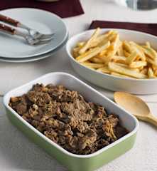 Hígado encebollado al vino de Jerez