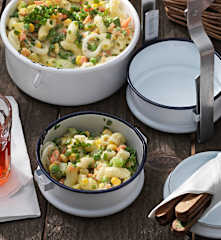 Nudelsalat mit Joghurtdressing