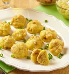 Péřové bramborové knedlíky