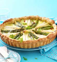 Tarte asperge-ricotta