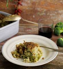 Baccalà al forno con broccoli