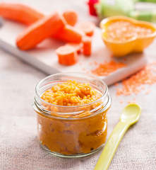 Purée z warzyw i soczewicy (dla dzieci)