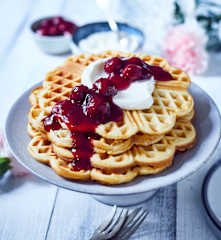 Klassische Waffeln