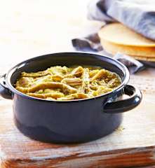 Green Salsa Chicken with Cactus