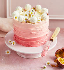 Kokos-Passionsfrucht-Torte