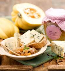 Sałatka z cukinii, dyni i gruszki