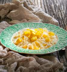 Risotto mango e Parmigiano reggiano