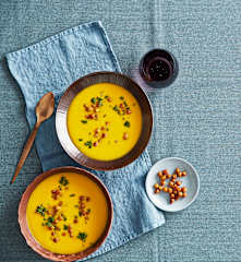 Möhren-Kichererbsen-Suppe