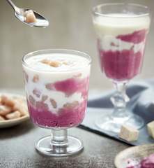 厚芋泥芋圆芋头牛乳