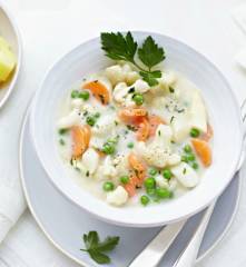 Leipziger Allerlei mit Kartoffeln